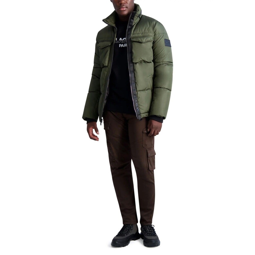 Karl Lagerfeld Paris Quilted Puffer Jacket Men’s Small NWT $250